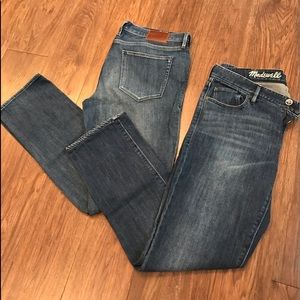 One Pair of Madewell Jeans - 31x34